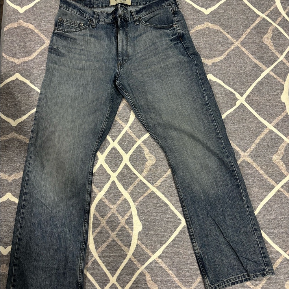 Wrangler Blue Straight Leg Jeans Classic Style